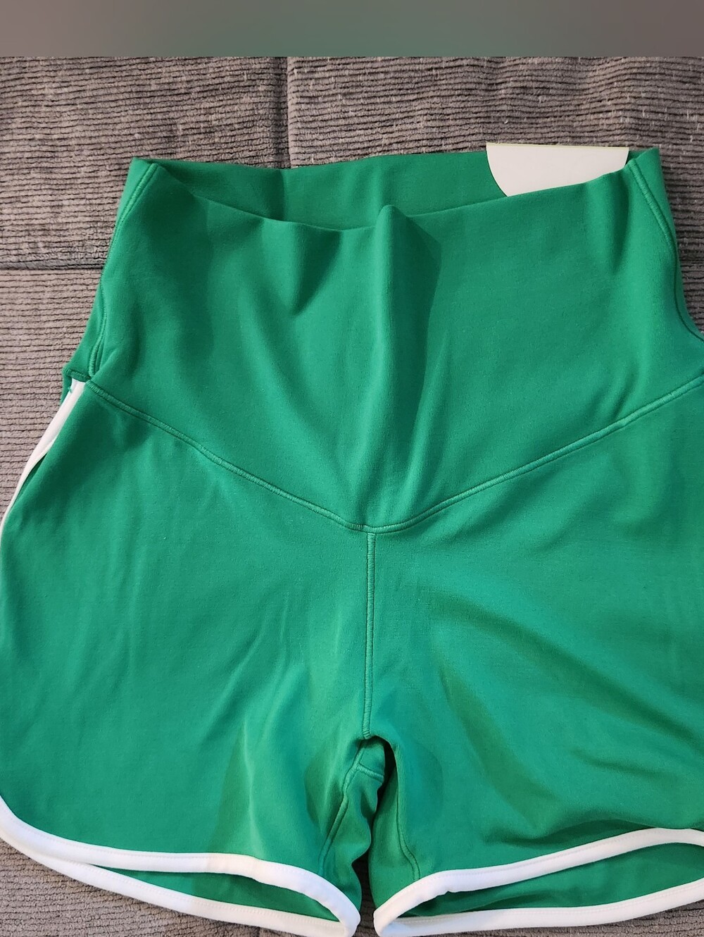 Aerie High-Waist Green Women’s Athletic Shorts. Matching Tank Posted!